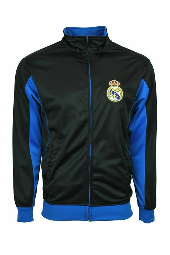 LARGE ! Real Madrid Official License Soccer Track Jacket Football Adult Size 008 LAGE