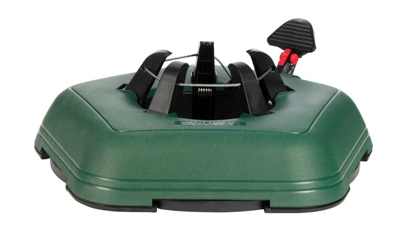 Krinner Large Green Steel Christmas Tree Stand with Water Level Indicator