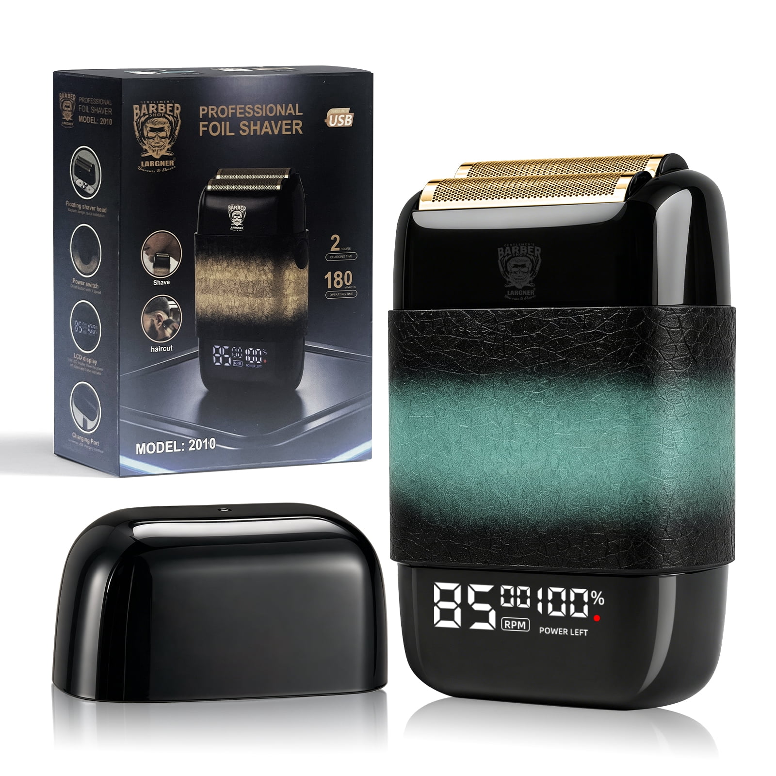 Signed A Razer Note LARGNER Professional Foil Shaver for Men, Cordless Electric Razor ...