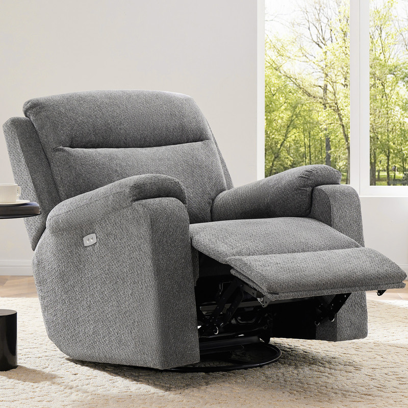 LARMACE Power Swivel Recliner Chair Rocker Glider for Nursery