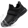 thumbnail image 1 of LARNMERN Non Slip Work Shoes for Women Kitchen Chef Slip Resistant Shoe Waterproof Food Service Restaurant Slip on Sneakers Walking and Casual Air Cushion Working Footwear Black, 1 of 7