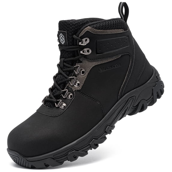 LARNMERN Safety Boots Men Steel Toe Work Boot Non Slip Safety Shoes Comfortable Industrial Constructio Hiking Sneakers Shoe