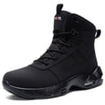 thumbnail image 1 of LARNMERN Steel Toe Boot Multi-Use Side Zip Shoes Non-Slip Sole for Work & Outdoor Industrail Boot High Top Tactical Safety Toe Shoe, 1 of 8