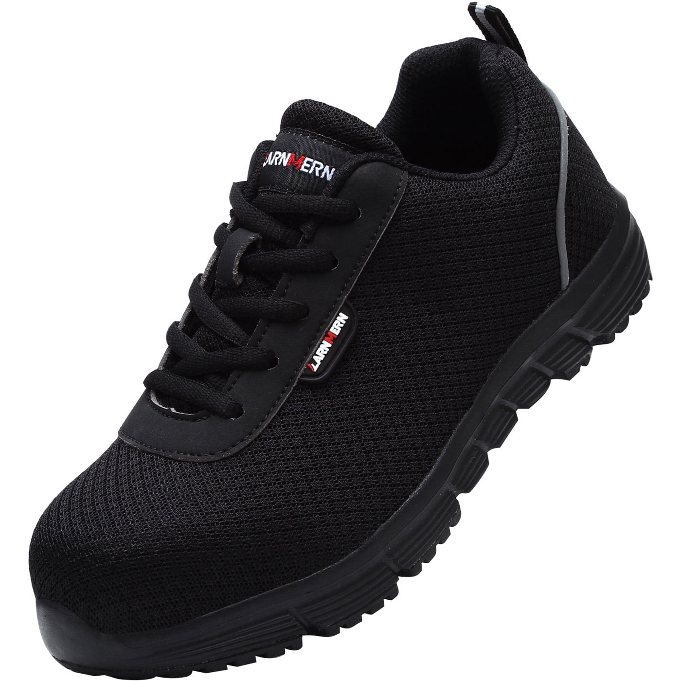 LARNMERN Steel Toe Shoes Men Work Shoes Comfortable Indestructible Safety Shoes NonSlip