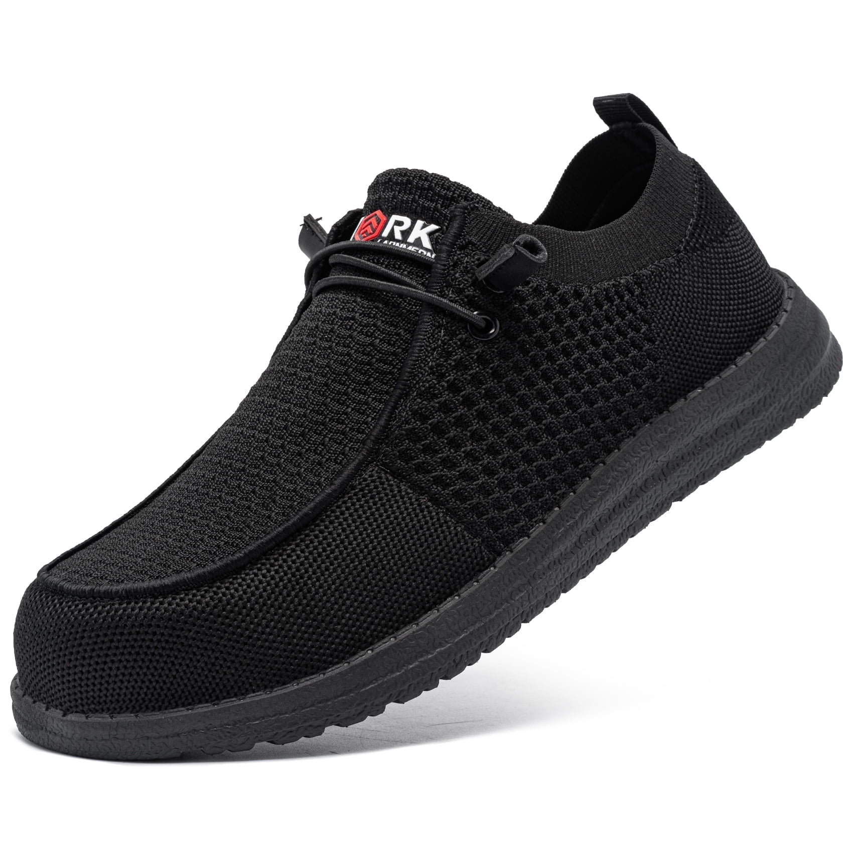 LARNMERN Steel Toe Shoes for Men Non slip Loafer Shoe Comfortable Breathable Walking Sneakers Walmart