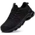 thumbnail image 1 of LARNMERN Steel Toe Shoes for Men Slip Resistant Work Shoes Air Cushion Safety Shoes, 1 of 8