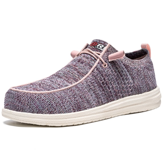 LARNMERN Widen Steel Toe Shoes Loafers Women Non-slip Safety Shoe Comfortable Breathable Walking Sneakers Shoes