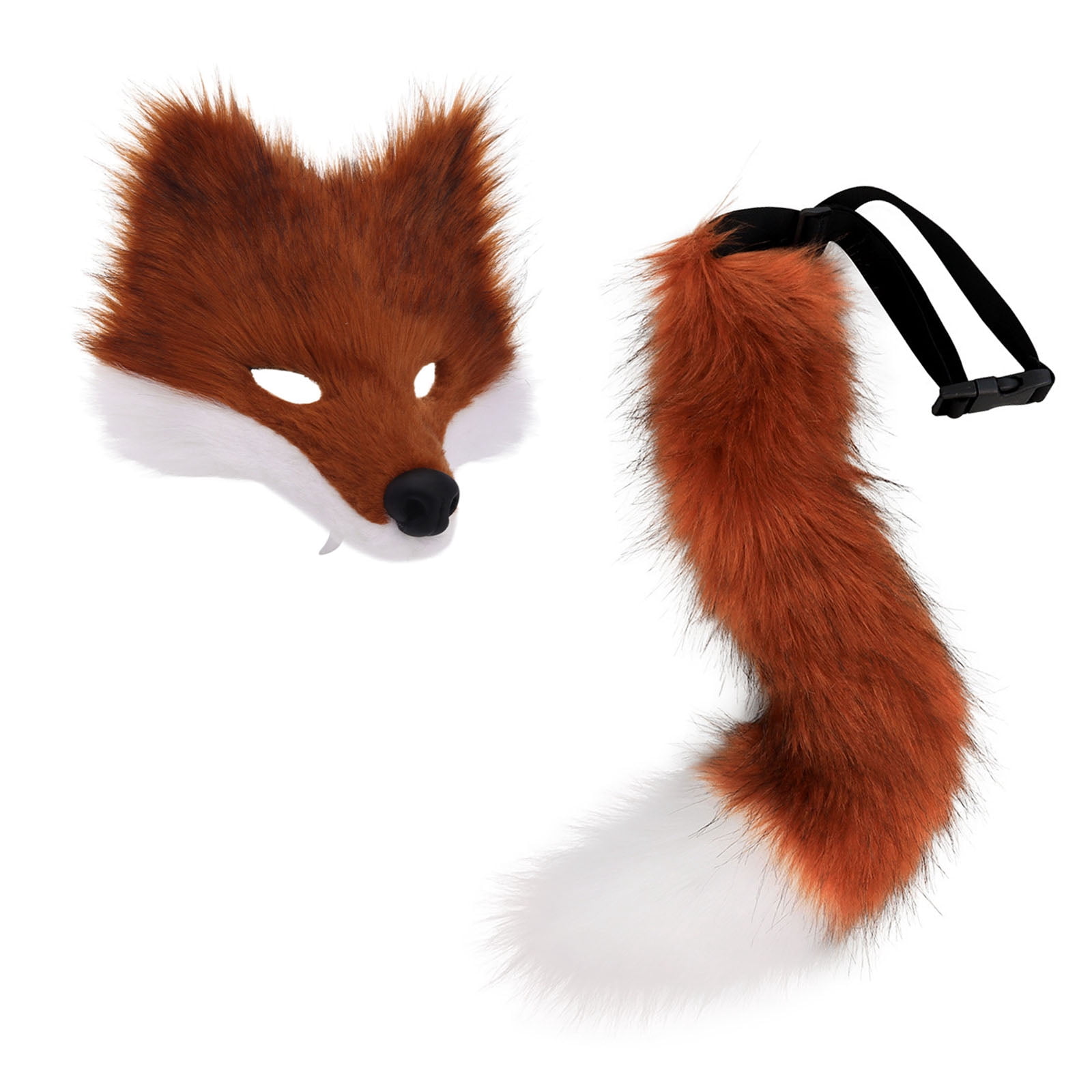LARP Realistic Therian Wolf Mask and Tail Costume,Halloween Fursuit ...