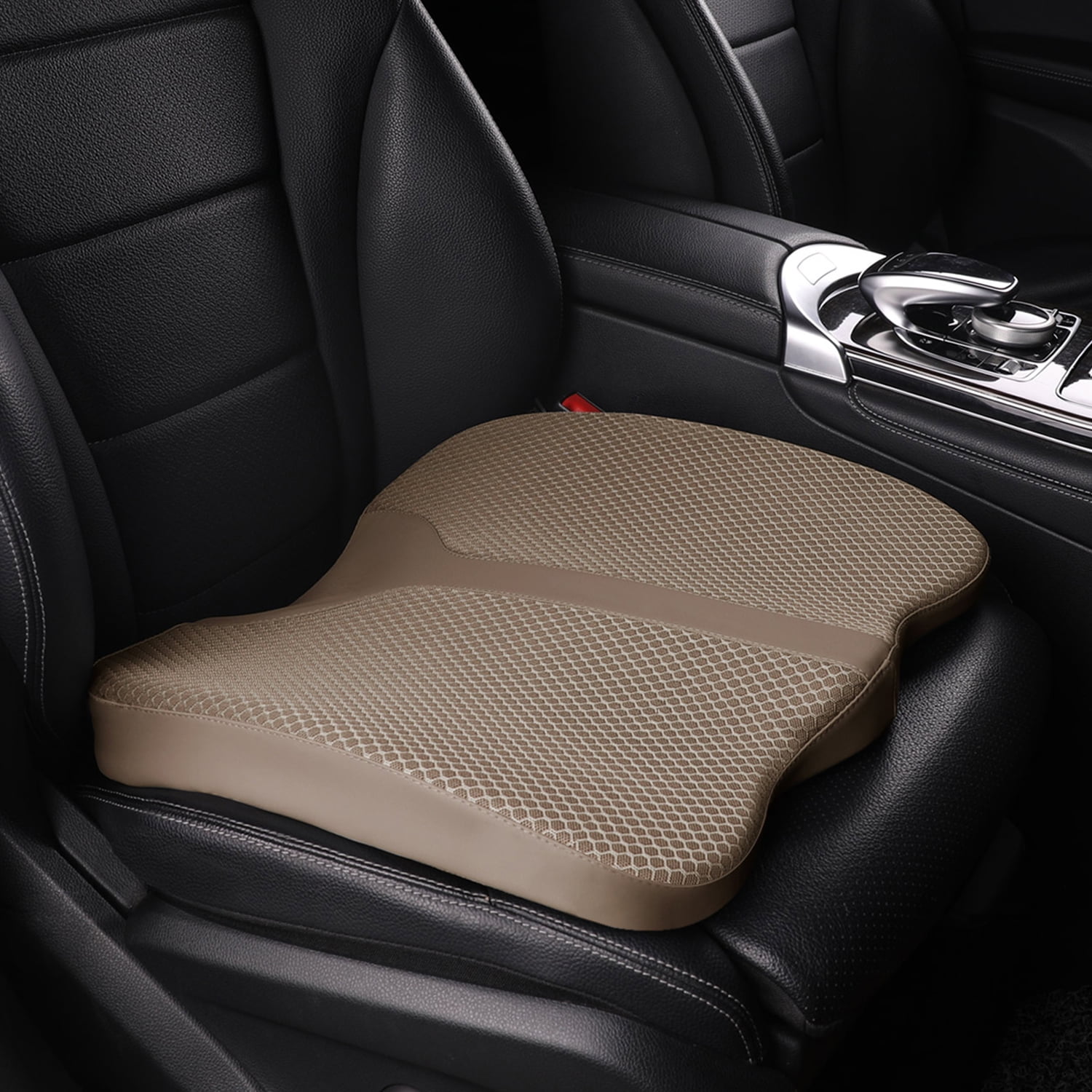 LARROUS Car Memory Foam Heightening Seat Cushion Tailbone Coccyx and Lower Back Pain Relief Cushion for Office Chair Wheelchair and More. Walmart