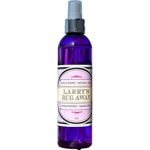 LARRY'S BUG AWAY - ALL NATURAL - REALLY WORKS - SMELLS GREAT - 8 OZ IS 2X THE VALUE !