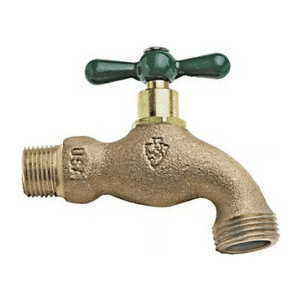 Brass and Green Outdoor Faucet Stem Repair Kit