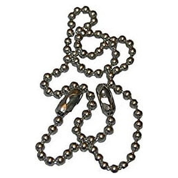 LARSEN SUPPLY CO. INC. 02-3453 15" Chrome Bead Chain