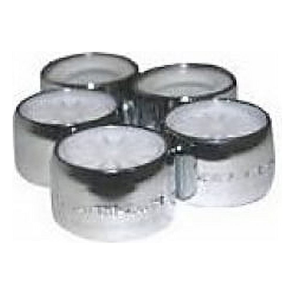 Chrome-Plated Brass Female Thread Aerator, 55/64, 5-Pack