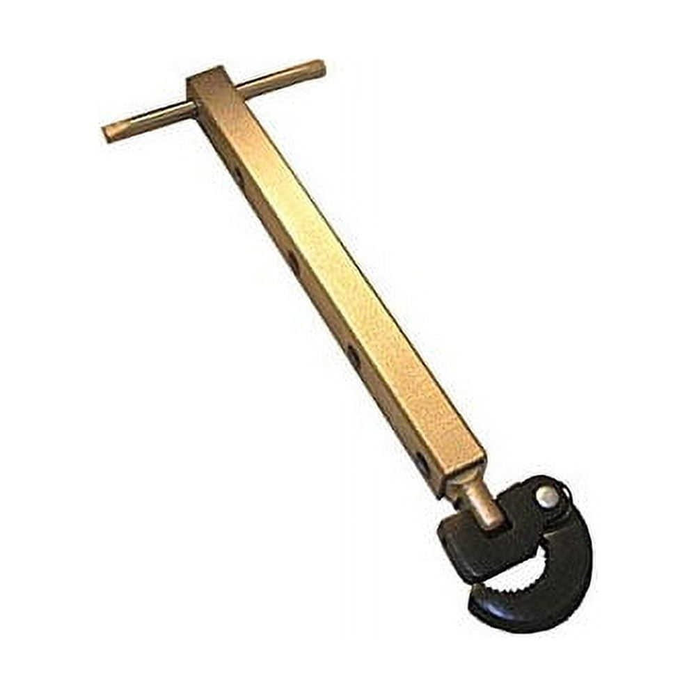 Adjustable Gold and Black Steel Telescopic Basin Wrench