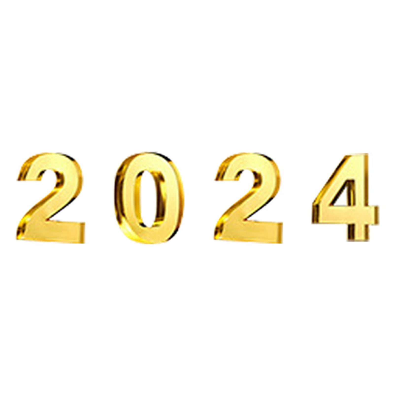 LARUYEKO 2024 Charcuterie Numbers Fillable Graduation Cardboard Number