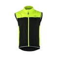 thumbnail image 1 of LARUYEKO Men's Cycling Running Jacket Bike Windbreaker Vest Reflective Lightweight Windproof Coat Cycling Sleeves for Men Mens Cycling Shirt for Cyclist Riding Shirts for Men Funkier Bike Shirts Bike, 1 of 4