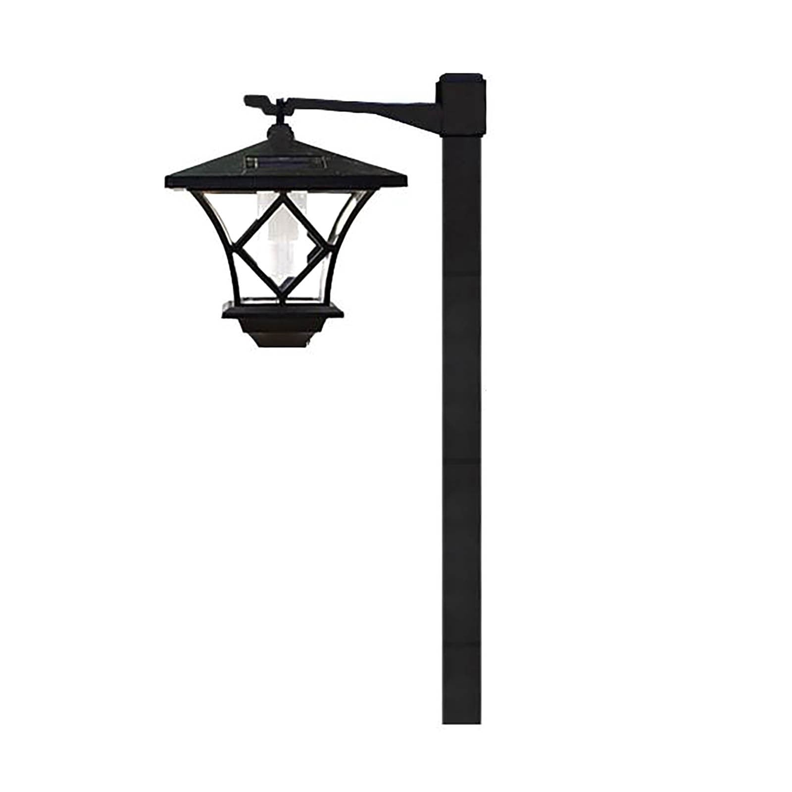 LARUYEKO Solar Street Lights Outdoor Solar Powered Old Fashioned Street