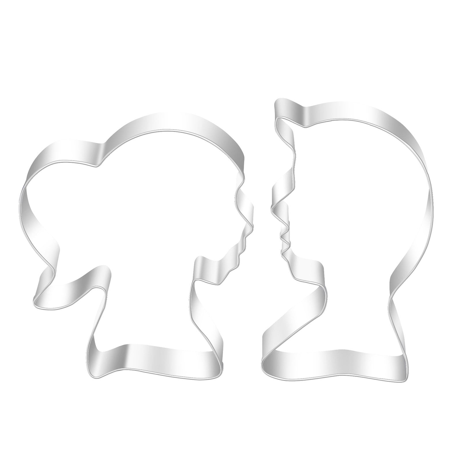 LARUYEKO Stainless Steel Snack Dies Festive Patterns Frosting Cookie