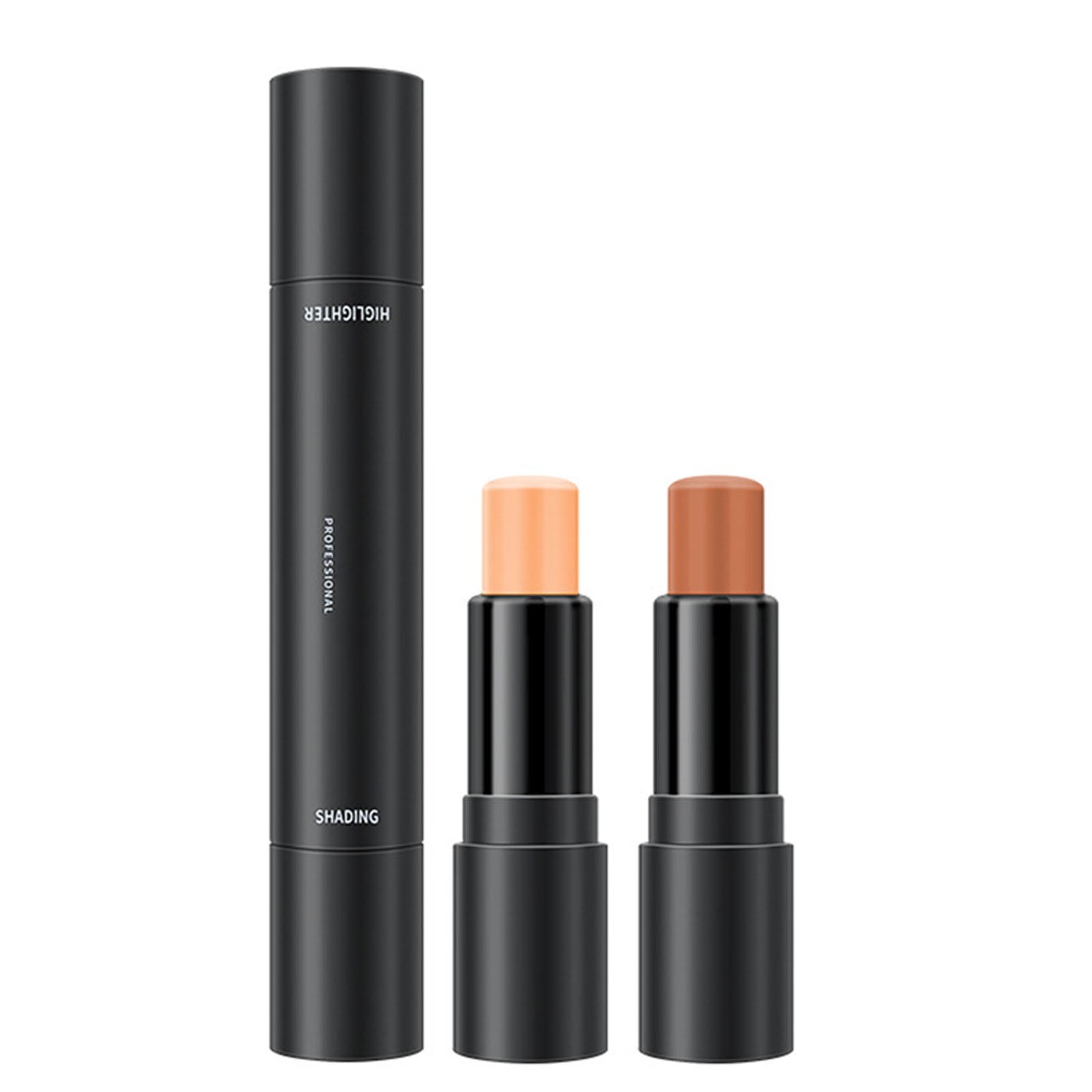 LARUYEKO Two Sets Double Head Contouring Stick Makeup Stick Face