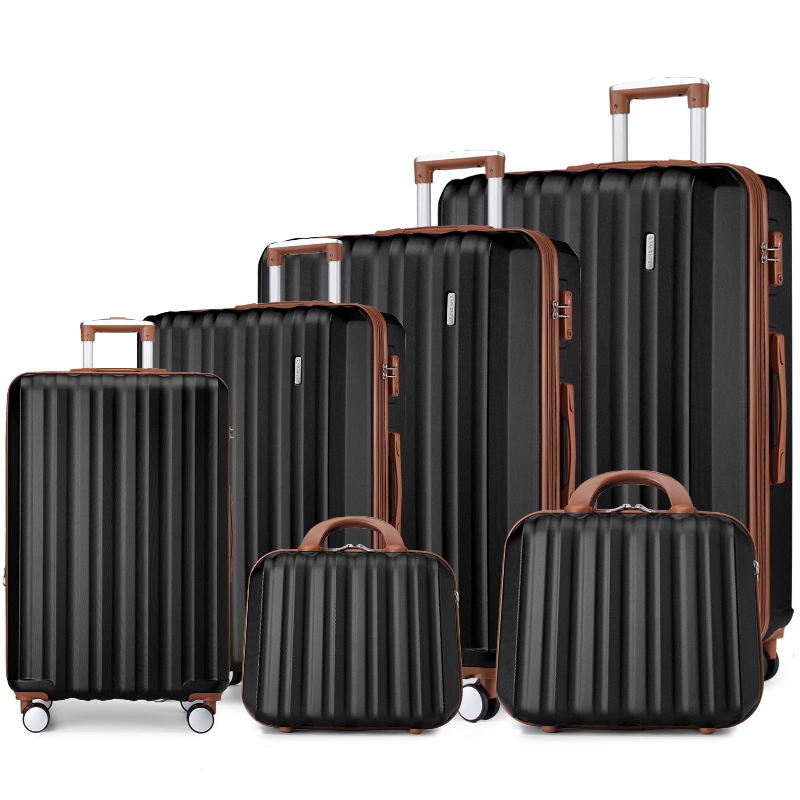 Expandable spinner luggage sets on sale