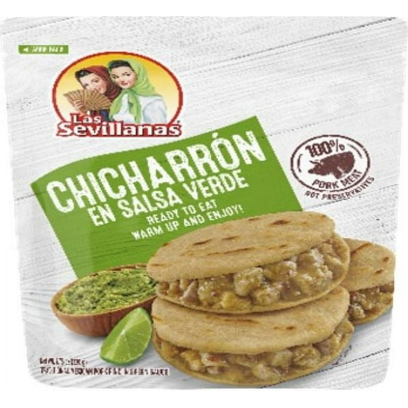 LAS SEVILLANAS CHICHARRN EN SALSA VERDE 7.76 oz
