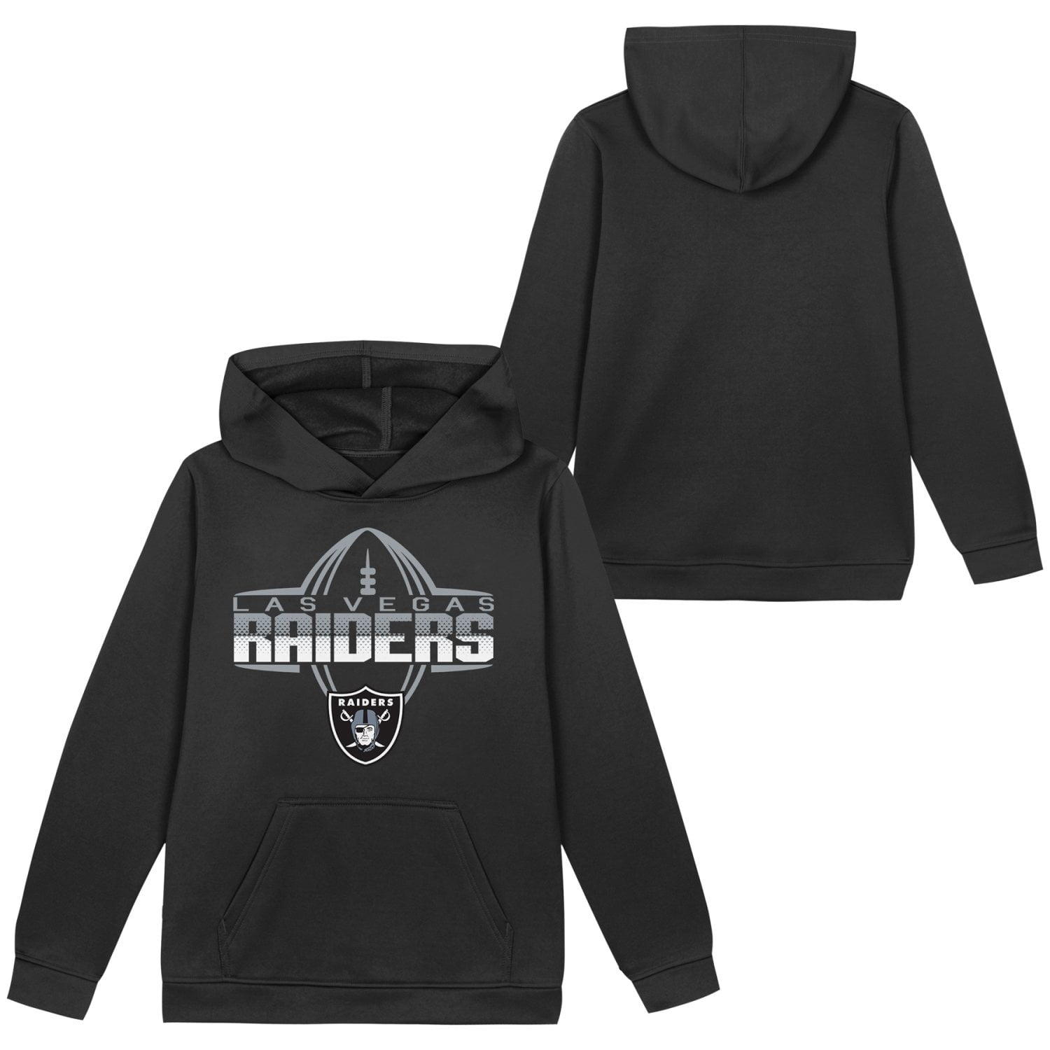 LAS VEGAS RAIDERS NFL Boys Hoodie Fleece Game Day Fan Apparel