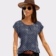 thumbnail image 1 of LASCANA Women's Boho Print Top Pintuck Detail, 1 of 6
