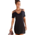 thumbnail image 1 of LASCANA Women's Cold Shoulder Dress, 1 of 5