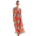 thumbnail image 1 of LASCANA Women's Floral Pattern Maxi Dress Flower, 1 of 5