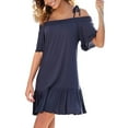 thumbnail image 1 of LASCANA Women's Flounce Hem Dress Ruffle Trim, 1 of 5