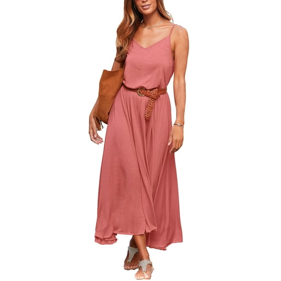 LASCANA Women's Flowy Maxi Dress