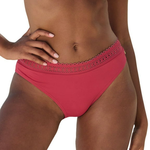 LASCANA Women's Lace Detail Bikini Swimsuit Bottom Lace Trim