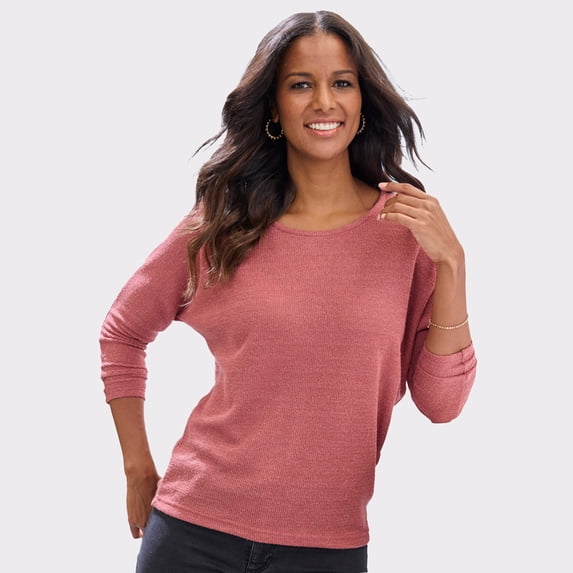 LASCANA Women's Long Sleeve Knit Top