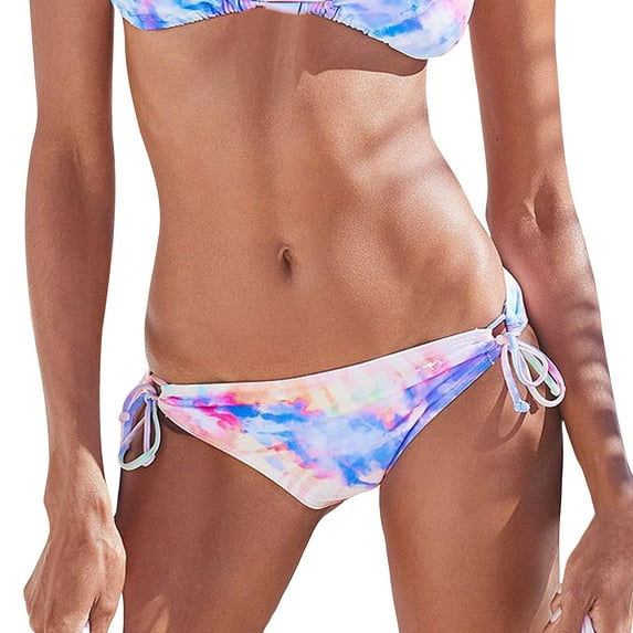 LASCANA Women's Loop Classic Bikini Swimsuit Bottom Ties