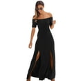 thumbnail image 1 of LASCANA Women's Off Shoulder Maxi Dress, 1 of 5