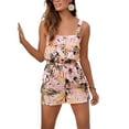 thumbnail image 1 of LASCANA Women's Patterned Button Detail Romper, 1 of 5
