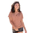 thumbnail image 1 of LASCANA Women's Printed Dolman Sleeve Top Screen Print, 1 of 5