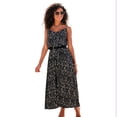 thumbnail image 1 of LASCANA Women's Printed Tie Back Maxi Dress Back Bow, 1 of 5