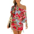 thumbnail image 1 of LASCANA Women's Ruched Drawstring Dress Ruching, 1 of 5