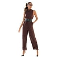 thumbnail image 1 of LASCANA Women's Sleeveless Jumpsuit Buttons, 1 of 6