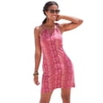 thumbnail image 1 of LASCANA Women's Strap Detail Keyhole Dress Contrast Trim, 1 of 5