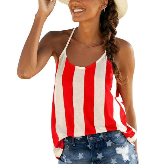 LASCANA Women's Strappy Racerback Top Strap