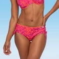 thumbnail image 1 of LASCANA Women's Tropical Mid Rise Bikini Swimsuit Bottom Ties, 1 of 6