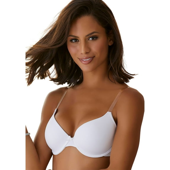 LASCANA Women's Underwire Clear Strap T-Shirt Bra