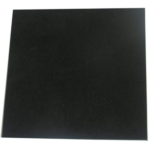 LASCO 02-1048E Rubber Sheet, 6-Inch X 6-Inch x 1/16-Inch Thick, Black, 1 Piece