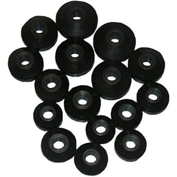 Lasco Fittings Beveled Faucet Washer Assortment - Assorted Pieces - 16-Pack