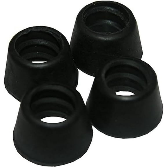 Lasco Fittings Rubber Sink Supply Cone Washer - 1/2 Inch Thread-On - Black