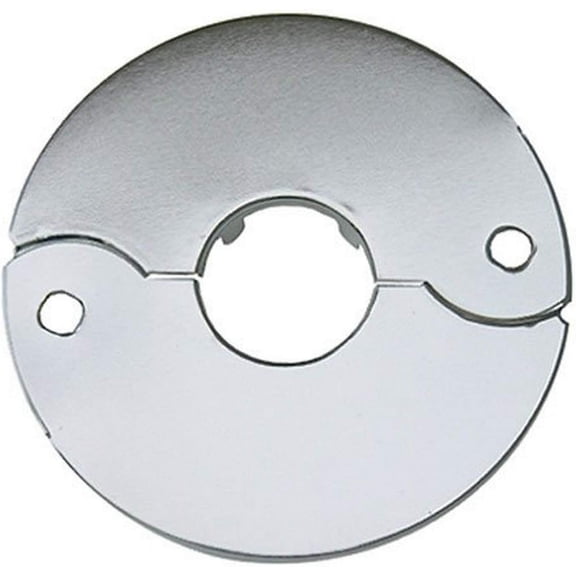 Lasco Fittings Split Flange Chrome Plated - Fits 1/2 In Iron Pipe or 3/4 In Copper