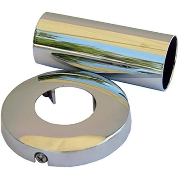 LASCO 03-1651 Chrome Plated Tub and Shower Tube and Flange for Price Pfister Brand