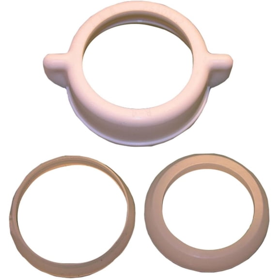 Lasco Fittings Slip Joint Nut - Polyethylene, Easy Installation - 1-1/2 In. with Washers